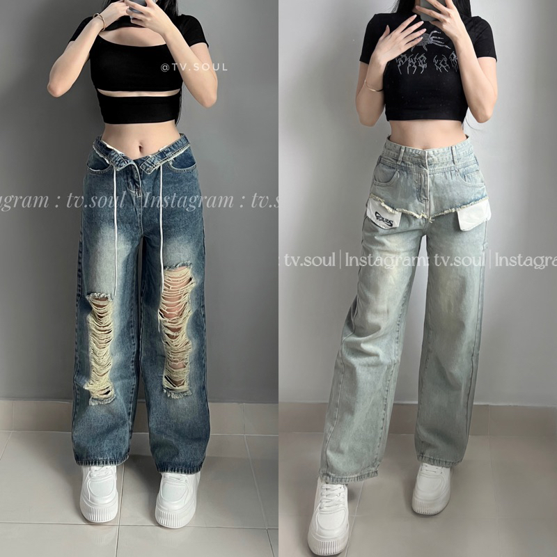 [CÓ SẴN, ẢNH THẬT] 𝐓𝐕 𝐒𝐎𝐔𝐋 Tổng hợp quần jeans