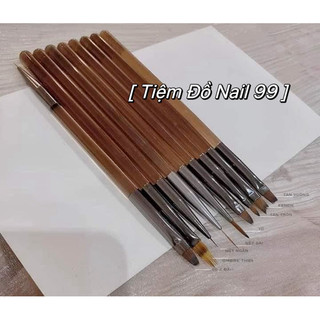 Cọ cán nâu lông chồn, cọ nét, cọ hoa cúc, cọ đắp gel, cọ nét