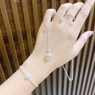 Lắc tay nữ lắc tay rút trái tim chuẩn bạc ta - đại phát store
