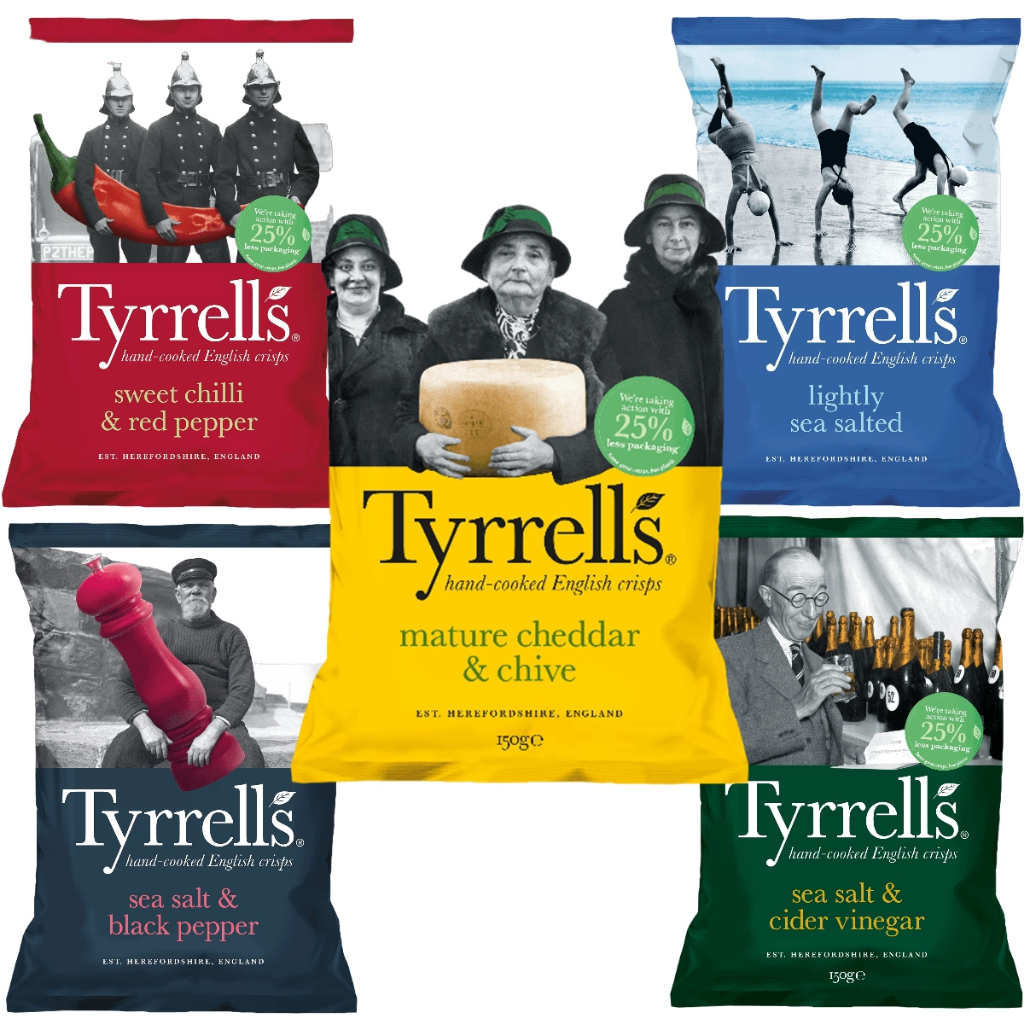 Snack UK Tyrrells 40g: Mature Cheddar Cheese