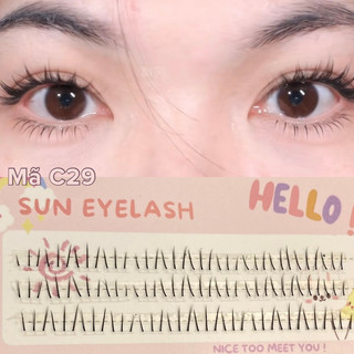 C29 - Mi dưới tự nối tại nhà (tặng kèm keo,nhíp) mi tạo điểm nhấn cho đôi mắt, dễ kết hợp với các loại mi trên
