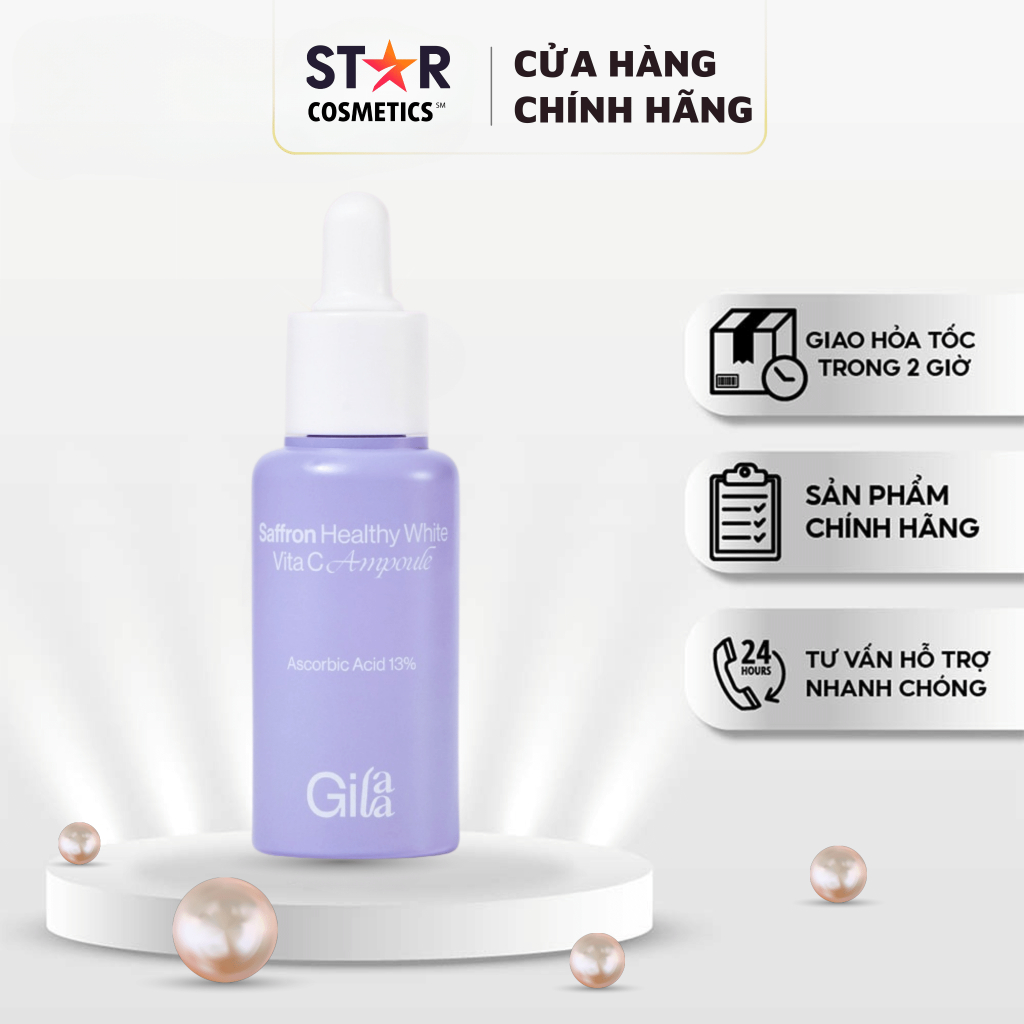 Tinh Chất Đậm Đặc Gilaa Saffron Trắng Khỏe Mờ Sạm 30ml