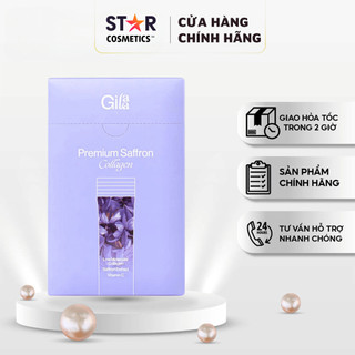 Bột Uống Collagen Cao Cấp Kết Hợp Saffron - Gilaa Premium Saffron Collagen  (60 gói x 2g)