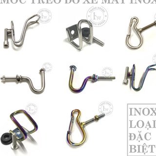 Móc treo đồ xe máy INOX các loại thông dụng