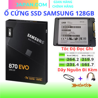 Ổ cứng ssd samsung, ssd 128gb samsung 870 evo ,ổ cứng gắn trong ssd 870 sata 2.5 samsung full box bảo hành 3 năm đổi mới