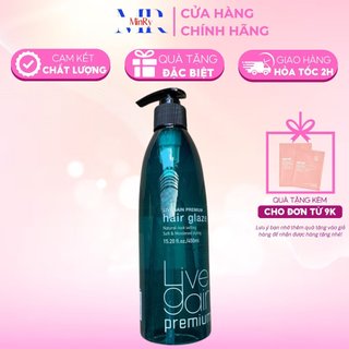 Gel tạo kiểu, giữ nếp tóc Livegain Hair Glaze, Super Hold 450ml