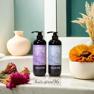  Cặp dầu gội xả mềm mượt trị gàu  kiềm dầu  chống gãy rụng DELOFIL silky smooth 500 ML  800 ML 