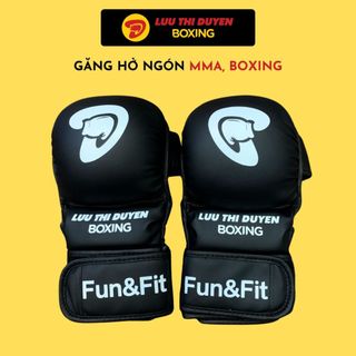 Găng tay đấm bốc, boxing, mma mẫu cao cấp fun & fit lừu thị duyên boxing
