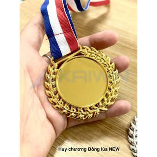 Huy chương bông lúa, kím loại cao cấp