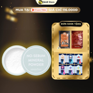 Phấn phủ kiềm dầu Innisfree No Sebum Mineral Powder 5g khô thoáng và kiềm dầu hiệu quả - MnB Store
