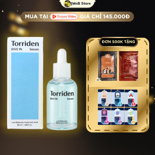 Serum Torriden Dive-in Cấp Ẩm Phục Hồi Dưỡng Trắng Da 50ml