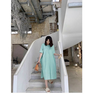 ĐẦM SƠ MI CỘT EO