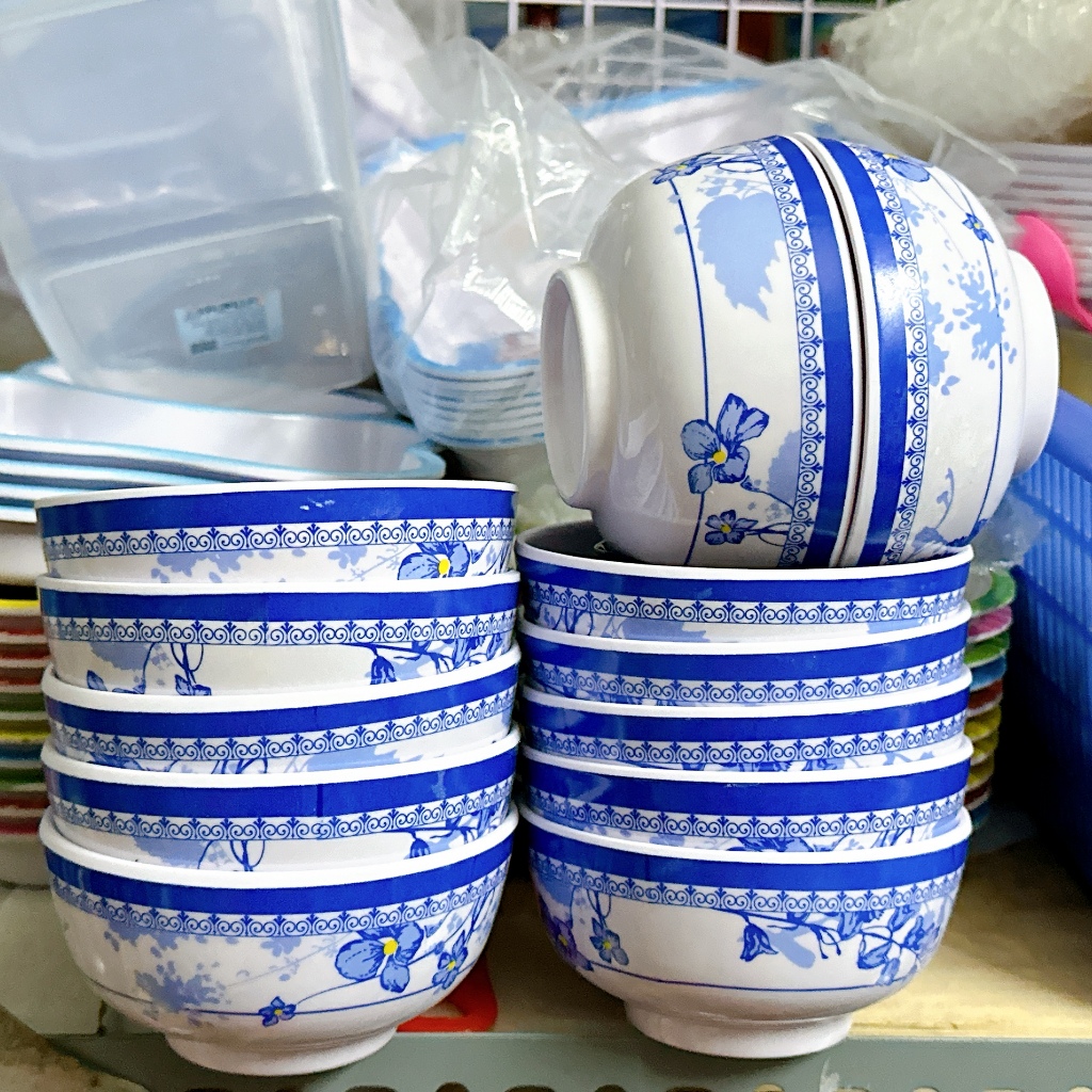 Chén Ăn Cơm Melamine Bông