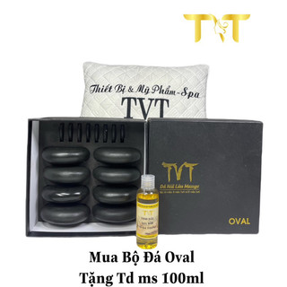 Bộ đá oval tvt || bộ đá nóng núi lửa tự nhiên || bộ đá 16v