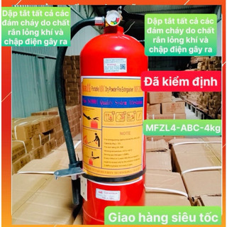 Bình cứu hoả mfzl4 4 kg abc ship hoả tốc
