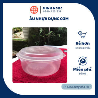 Âu nhựa có nắp đựng thức ăn, âu đựng cơm Việt Nhật Việt Nhật