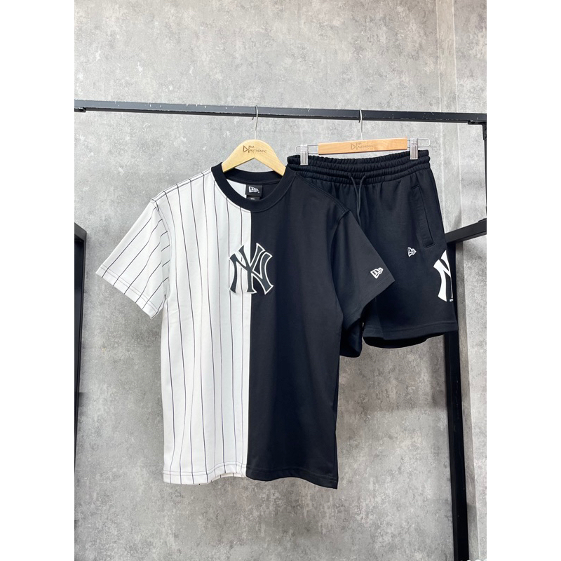 (CHÍNH HÃNG) ÁO NEW ERA NY TRẮNG/ĐEN