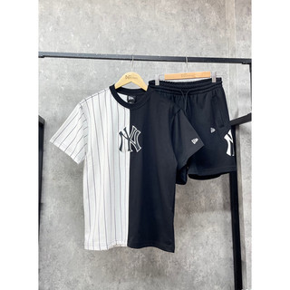 Áo new era ny trắng/đen