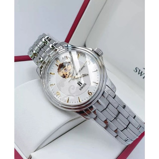 Đồng hồ nam b swiss by bucherer men's 00.50502.08.16.22 open heart
