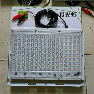 Đèn pha led bình ắc quy 12v đến 85v 50w 100w 200w đèn kẹp bình bán hàng rong đèn đi biển