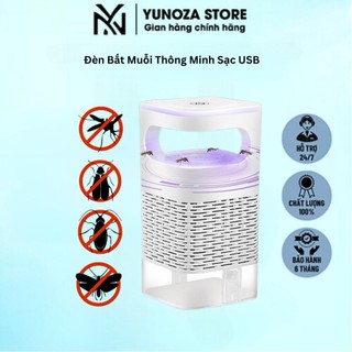 Đèn bắt muỗi thông minh yunoza-máy bắt muỗi diệt côn trùng có đèn led hàng loại 1 có bảo hành 2024