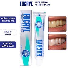 KEM ĐÁNH RĂNG TRẮNG RĂNG EUCRYL TOOTHPASTE