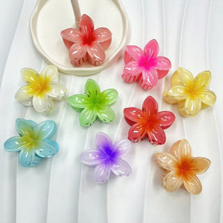 Kẹp Tóc Hoa Nhiều Màu Sắc Phong Cách Hawaii, Size 8cm,cỡ lớn ba chiều màu kẹo ngọt dễ thương -DREAM