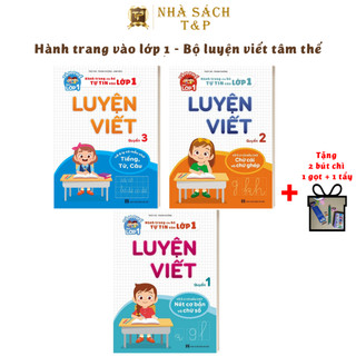Sách - combo luyện viết hành trang và tâm thế cho bé vào lớp 1