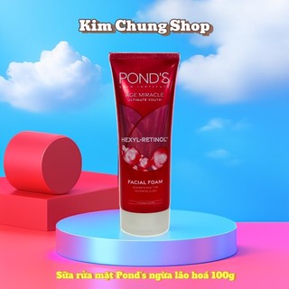 Sữa Rửa Mặt Ngăn Ngừa Lão Hoá Pond’s Age Miracle 100g (mẫu mới)