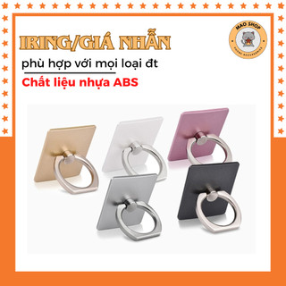 Giá đỡ điện thoại iring chiếc nhẫn móc dán - màu ngẫu nhiên