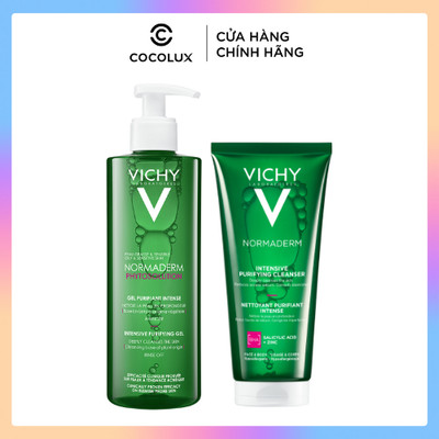Sữa Rửa Mặt Vichy Gel Sạch Sâu Giảm Bã Nhờn 400ml