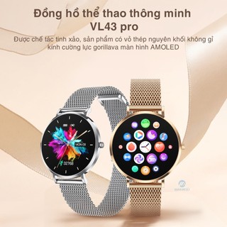 Đồng hồ thông minh VL43  Pro Lắp sim 4G nghe gọi Định vị cảnh báo nguy hiểm Chống nước IP68 Bảo hành 1 đổi 1 trong 1 năm