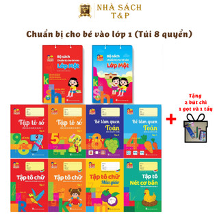 Sách - Chuẩn Bị Cho Bé Vào Lớp 1 (Bộ 8 Cuốn)