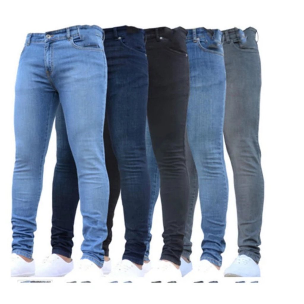 Quần Bò Nam Quần Jean Nam Trơn Co Giãn Cao Cấp Hàng Công Ty Xuất Khẩu Size 27-36