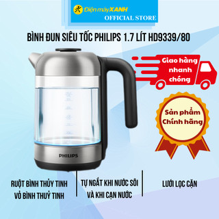 Bình đun siêu tốc philips 1.7 lít hd9339/80