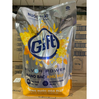 Nước giặt gift hương nước hoa pháp 3,6kg cao cấp