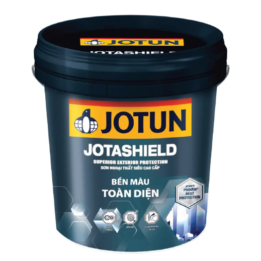 Sơn tường cao cấp JOTUN JOTASHILED BỀN MÀU TOÀN DIỆN 5L, chống bám bẩn (Sơn ngoại thất)