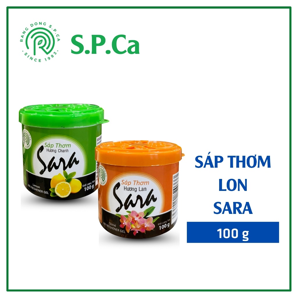 Sáp thơm ô tô Sara 100g thơm lâu hạn chế say xe dùng từ 10 đến 15 ngày - SPCa000045