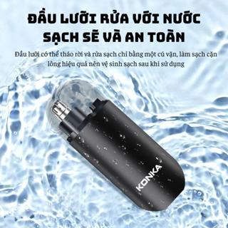 Máy Tỉa Lông Mũi Thiết Kế Nhỏ Gọn Chống Nước Cao Cấp An Toàn Tiện Lợi Dễ Dàng Bỏ Túi (TVQ Store)