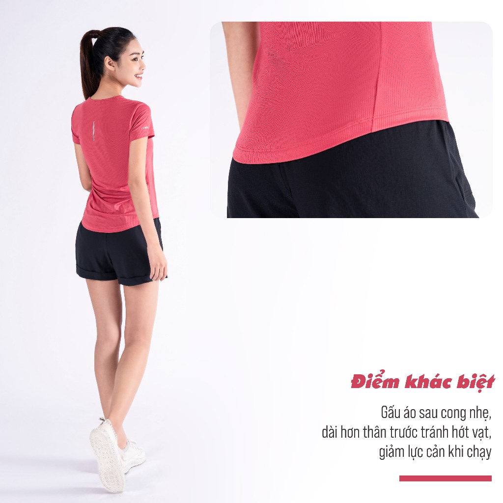 Áo Chạy Bộ Nữ Siêu Nhẹ Running LIVAN SPORT Thoáng Mát Nhanh Khô LV23211109