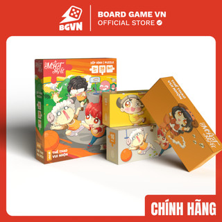 Combo Puzzle Lớp học Mật Ngữ + Bộ 6 Sticker Lớp Học Mật Ngữ Vol.01 | Board Game VN