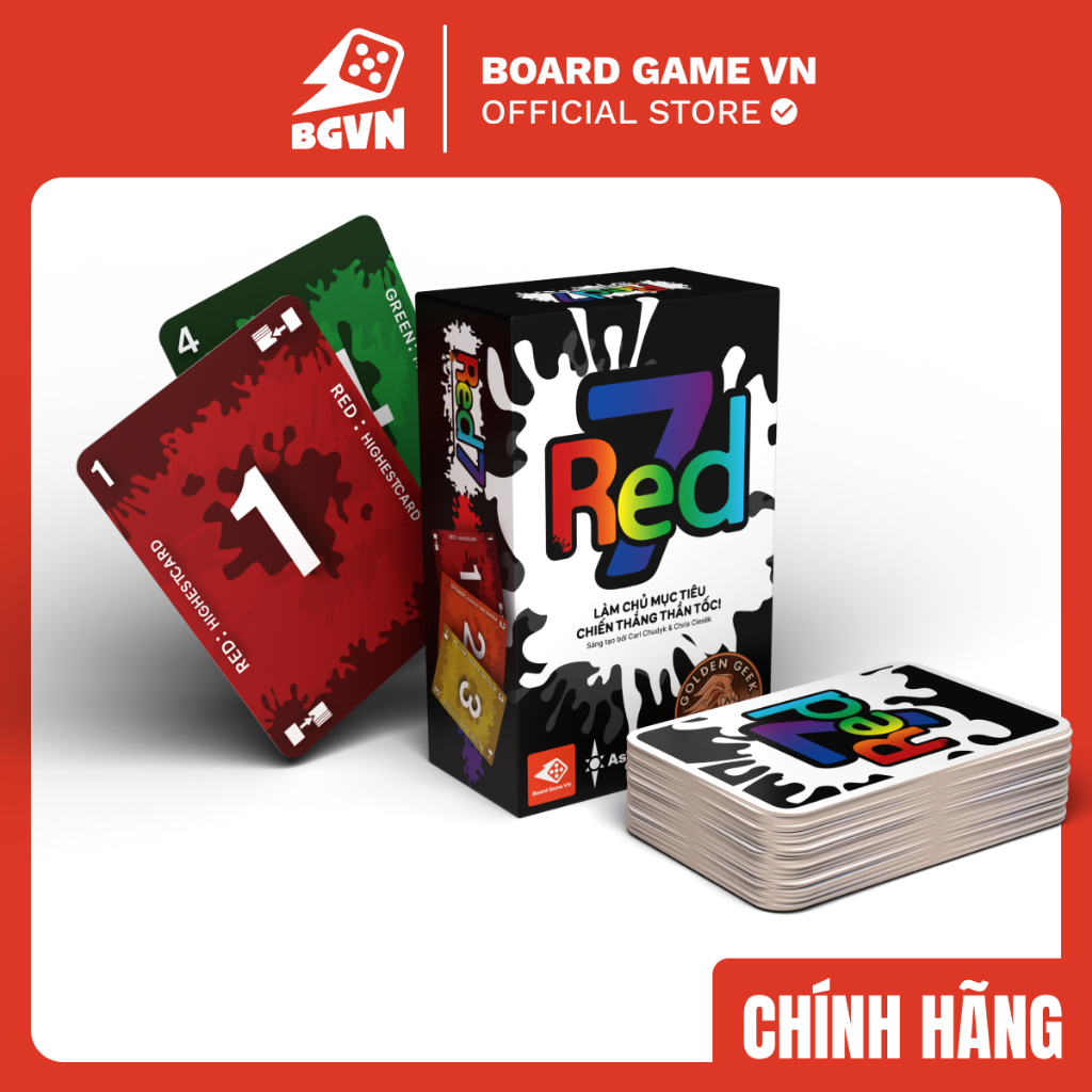 Board Game VN - Red 7 - Trò chơi đạt đề cử Board Game gia đình hay nhất 2014 | Board game