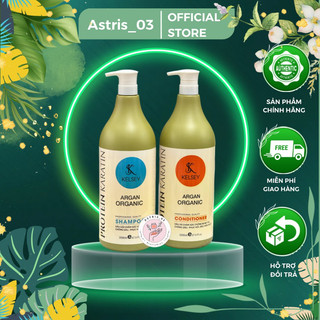 Dầu gội phục hồi tóc hư tổn Kelsey Argan Organic 2000ml