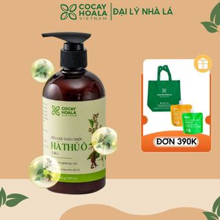 Dầu gội thảo dược Hà Thủ Ô cocayhoala 2in1 kích thích mọc tóc, giảm rụng tóc, bạc tóc 450g