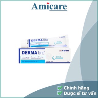 ✅ Gamma Gel Giảm Mụn Trứng Cá, Giảm Thâm, Mờ sẹo, Dưỡng Da Derma Forte 15g
