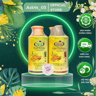 Cặp Dầu Gội Xả Gừng Cao Cấp Ginger De Hair Nhật Bản 1000ml x 2