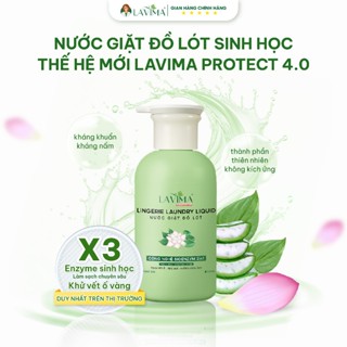 Nước Giặt Đồ Lót Sinh Học Thế Hệ Mới Lavima Protect 4.0 x3 Enzym Sinh Học Làm Sạch Vết Ố,Nấm Candida