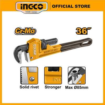 Mỏ lết răng 36 inch (900mm) INGCO HPW0836 đường kính kẹp tối đa 85mm