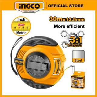 Thước cuốn thép ingco hsmt8430 kích thước 30mx12.5mm