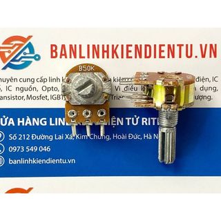 [Combo 10 chiếc] Chiết Áp Đôi B50K WH148-B50K 20mm Tay Tròn Chính Hãng Nhật Bản 100%